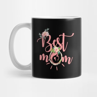 'Best Mom Ever' Fantastic Mother's Day Floral Gift Mug